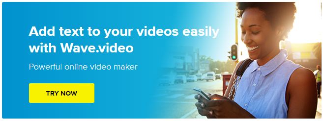 Add Text to Video with Wave Video